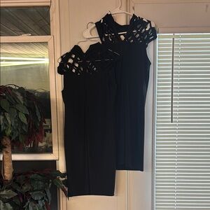 Elegant Black Sleeveless Dress